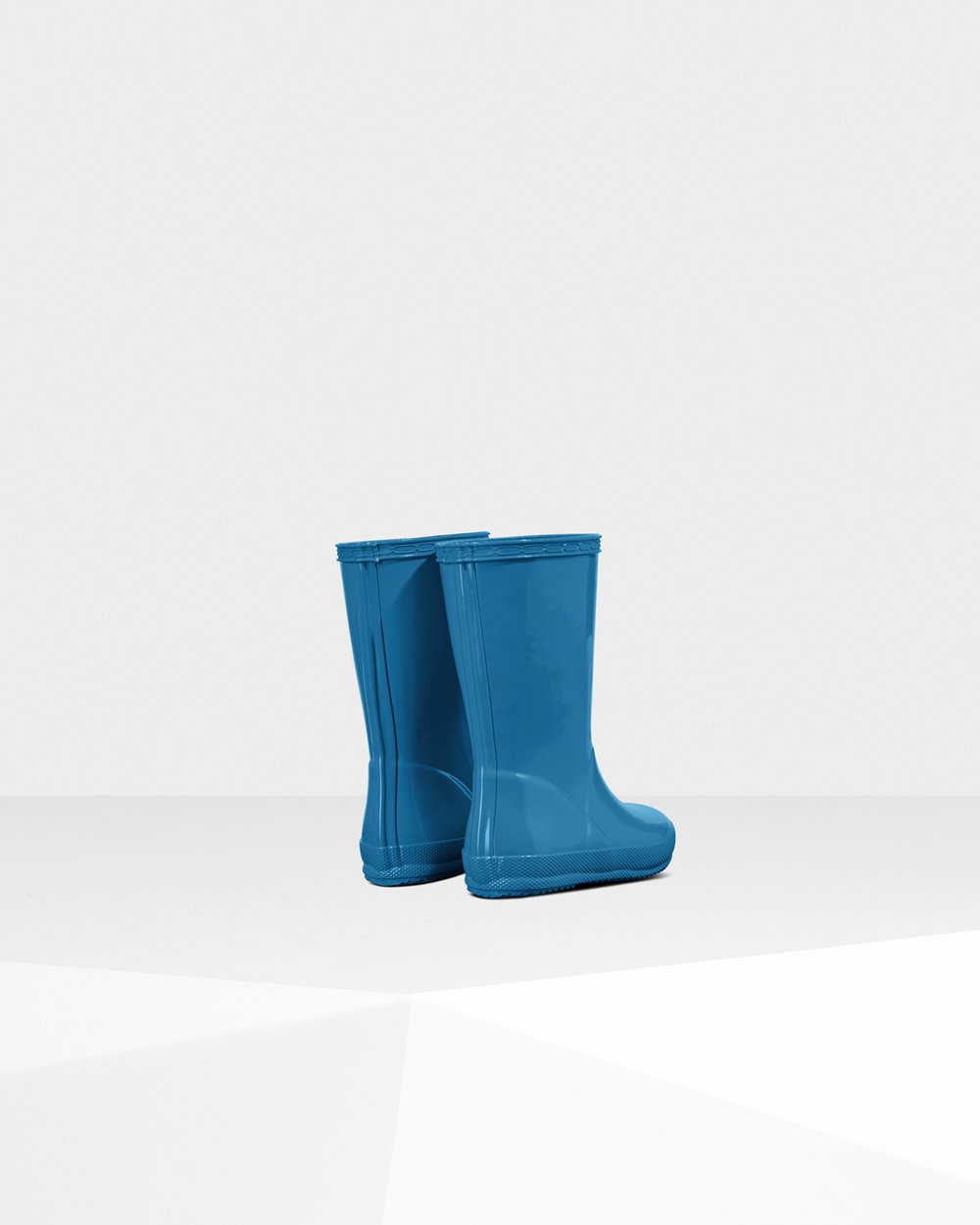 Botas De Agua Hunter Niños Original First Classic Gloss - Azules - Argentina 9472PJYXG